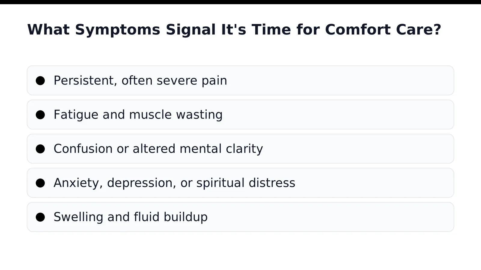 Caregiver comforting a patient experiencing advanced liver disease symptoms